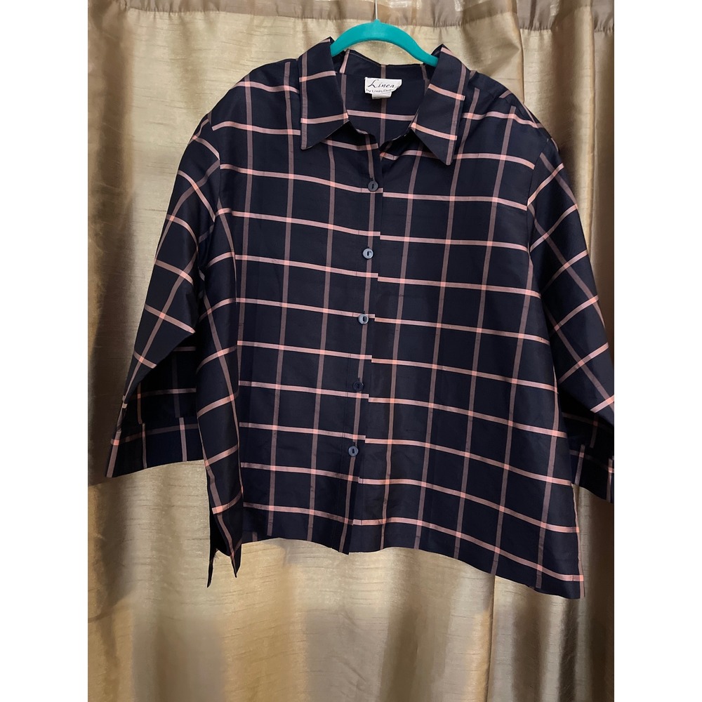 Linea by Louis Dell'Olio blouse 2X (KK3)